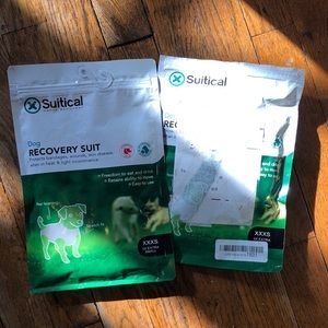 Suitical dog recovery suits XXXS 3xs black